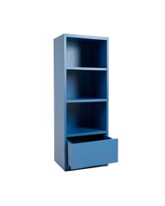 Maple Bridge Narrow Cubby Tower - Blue (synthetic illustration; no displayed measurements)