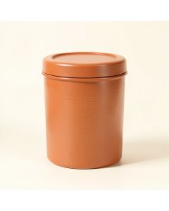 Oak Brook Storage Canister With Lid - Terracotta (synthetic illustration; no displayed measurements)