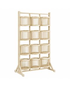 Olive Crest Empty Vertical Garden Frame - Ivory