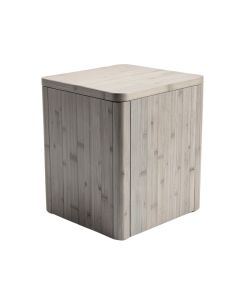 River Arc Side Table - Gray (synthetic illustration; no displayed measurements)