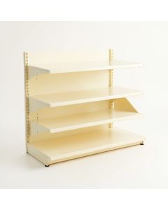 Laurel Dell Desktop Shelving Unit - Cream (synthetic illustration; no displayed measurements)
