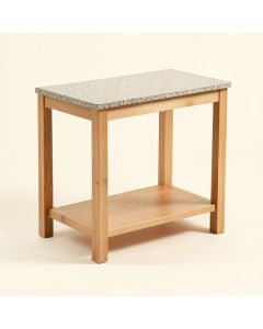 Lombard Kitchen Cart Granite Top (synthetic illustration; no displayed measurements)