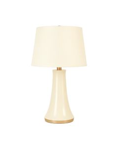 Tortola 30 '' Cream Table Lamp (synthetic illustration; no displayed measurements)