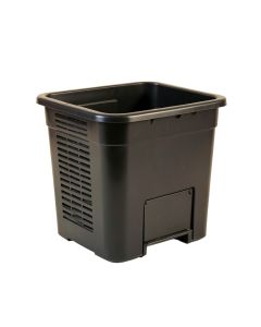 Cove Bluff Closed Garden Compost Bin - Black (synthetic illustration; no displayed measurements)