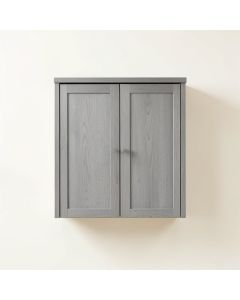 Clay Bridge Wall-Mounted Entry Cabinet - Gray (synthetic illustration; no displayed measurements)