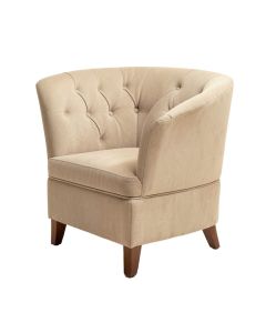 Pearce Diamond Tufted Upholstered Skirted Side Chair (synthetic illustration; no displayed measurements)