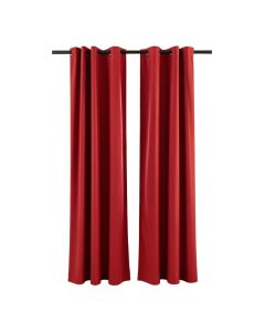 Amarillo Navy Blue Window Curtains