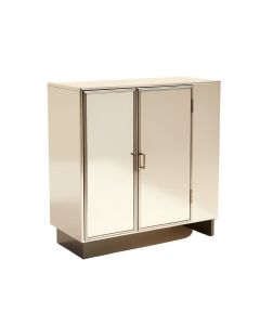 Nalley 2 Door Mirrored Accent Cabinet