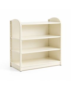Elm Crest Desktop Shelving Unit - Cream