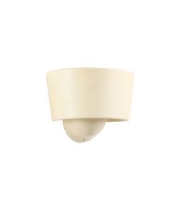 Linden Crossing Wall Sconce Mounted On A Plain Wall - Ivory