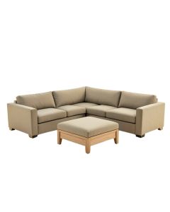 Aniko 116 '' Wide Reversible Modular Corner Sectional With Ottoman