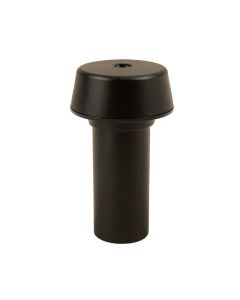 Kingsbridge Black Solar Powered Integrated Led 4 In . X 4 In . Fence Post Cap Light (synthetic illustration; no displayed measurements)