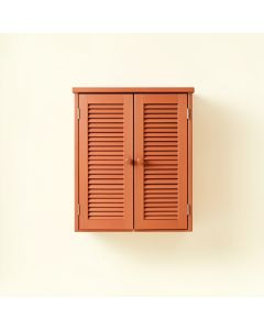 Slate Canyon Wall-Mounted Laundry Cabinet - Terracotta (synthetic illustration; no displayed measurements)