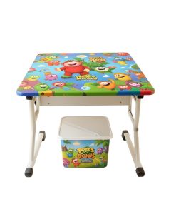 Trolls World Tour 23 '' Art Desk With Storage Bin