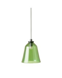 Lake Bridge Pendant Light Suspended From One Plain Cable - Green (synthetic illustration; no displayed measurements)