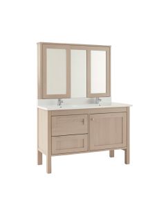 Carnrike 60 '' Wall-Mounted Double Bathroom Vanity Set (synthetic illustration; no displayed measurements)