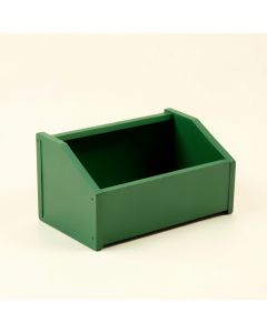 Cedar Bluff Low Toy Storage Unit - Green (synthetic illustration; no displayed measurements)