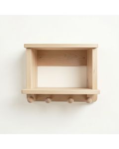 Cove Edge Wall-Mounted Entryway Organizer Shelf - Beige (synthetic illustration; no displayed measurements)