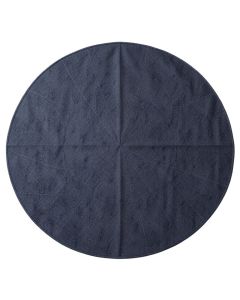Harbor Bend Round Area Rug - Navy