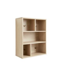 Cliff Dale Wall-Mounted Entryway Organizer Shelf - Beige