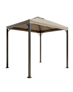 13 Ft. W X 9.5 Ft. D Aluminum Pergola With Canopy