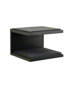 Laurel Crest Wall-Mounted Cat Perch - Black