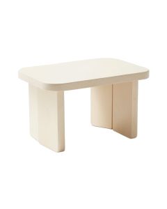 Fern Brook Compact Balcony Table - Cream (synthetic illustration; no displayed measurements)