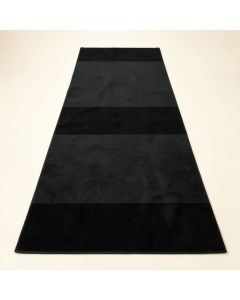 Maple Arc Narrow Runner Rug - Black (synthetic illustration; no displayed measurements)