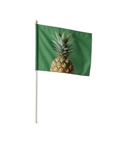 Floral Pineapple 2-Sided Linen 18 X 12.5 In . Garden Flag