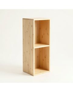 Field Bluff Narrow Cubby Tower - Ivory (synthetic illustration; no displayed measurements)
