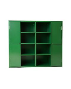 Olive Bend Empty Mug-Storage Cabinet Insert - Green (synthetic illustration; no displayed measurements)
