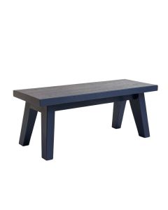 Clay Bluff Indoor Bench - Navy (synthetic illustration; no displayed measurements)