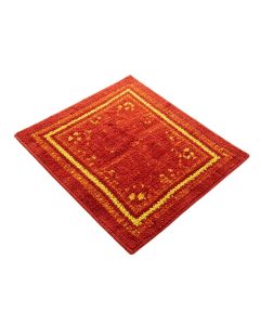 Smalling Hand-Knotted Cotton Red/Orange/Yellow Rug