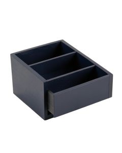 Oak Branch Empty Coffee-Station Organizer - Navy