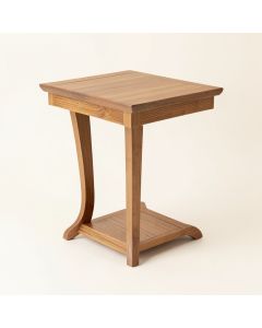 Mallie Solid Wood End Table (synthetic illustration; no displayed measurements)