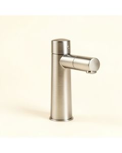 Dfi Brushed Nickel Waterfall Commercial Bathroom Faucet Single Handle One Hole Vessel Sink Faucets (synthetic illustration; no displayed measurements)