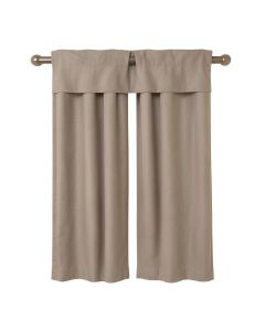 Janell Solid Sheer Rod Pocket Curtain Panels