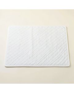 Cliff Bluff Bath Mat - White (synthetic illustration; no displayed measurements)