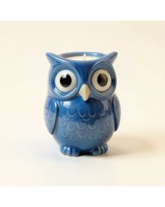 Owl Ceramic Tealight Holder (synthetic illustration; no displayed measurements)