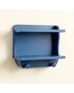 Harbor Branch Wall-Mounted Entryway Organizer Shelf - Blue (synthetic illustration; no displayed measurements)
