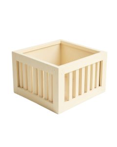 Elm Dale Empty Furniture-Style Litter Enclosure - Cream (synthetic illustration; no displayed measurements)