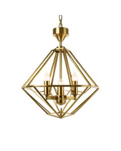 Kelly 4 - Light Lantern Geometric Chandelier