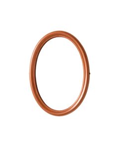 Dune Bridge Framed Wall Mirror - Terracotta