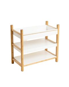 Summit Bend Empty Countertop Canister Rack - White