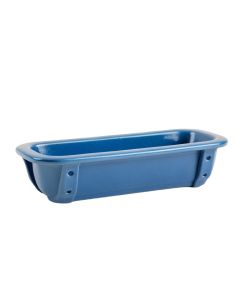 Holly Bridge Empty Railing Planter With Integral Brackets - Blue (synthetic illustration; no displayed measurements)