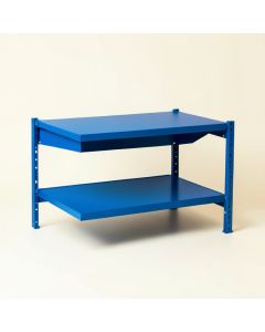 Sage Bridge Desktop Shelving Unit - Blue (synthetic illustration; no displayed measurements)