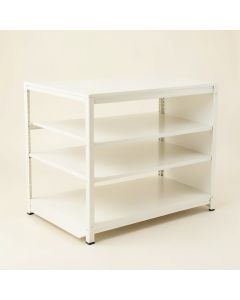 River Branch Desktop Shelving Unit - White (synthetic illustration; no displayed measurements)