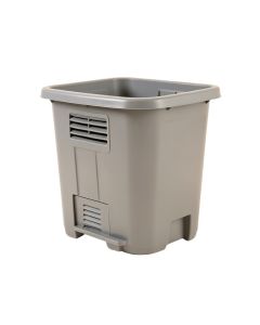 Pine Bend Closed Garden Compost Bin - Gray (synthetic illustration; no displayed measurements)