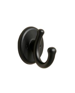 Clay Bridge Wall-Mounted Robe Hook - Black (synthetic illustration; no displayed measurements)