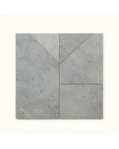 Carrera Lantern 12 '' X 12 '' Natural Stone Mosaic Sheet Tile (synthetic illustration; no displayed measurements)